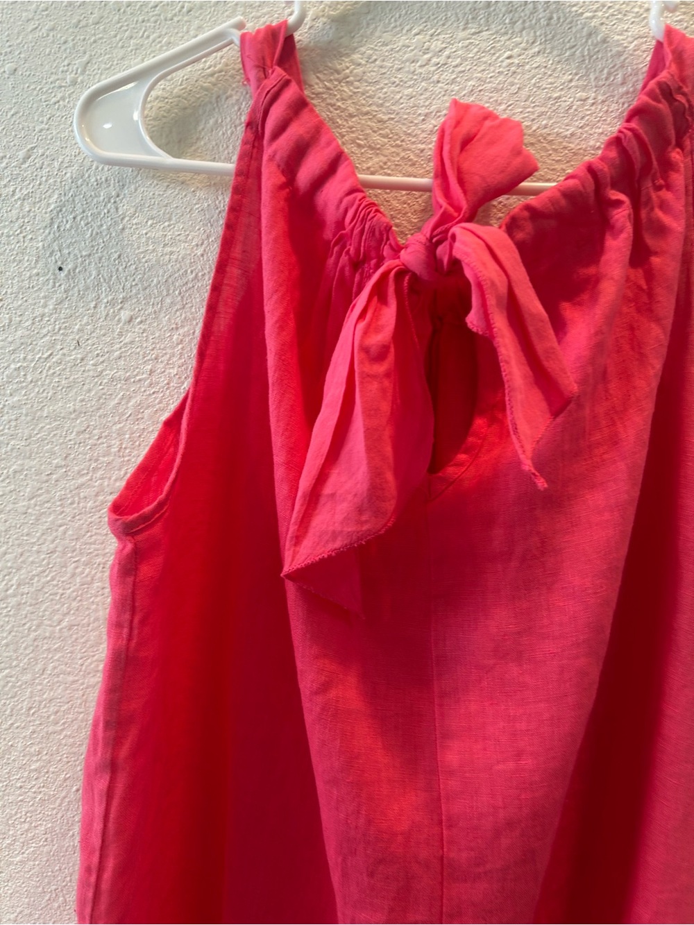 Relaxed Midi Dress in Bright Pink - Picture 5 of 7